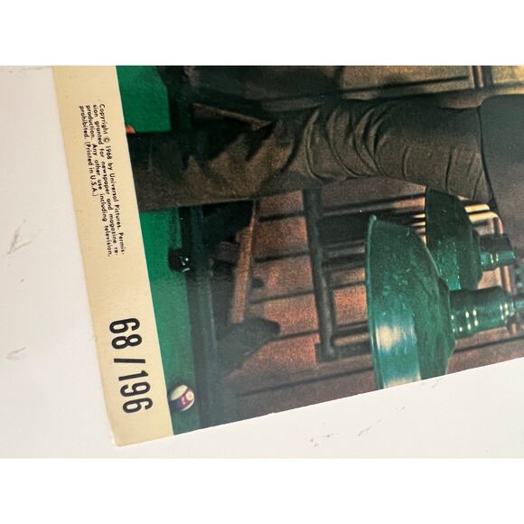 Photo Still 1968 Film Coogan's Bluff Clint Eastwood Pool Table Fight 68 / 196 JL - Picture 3 of 9